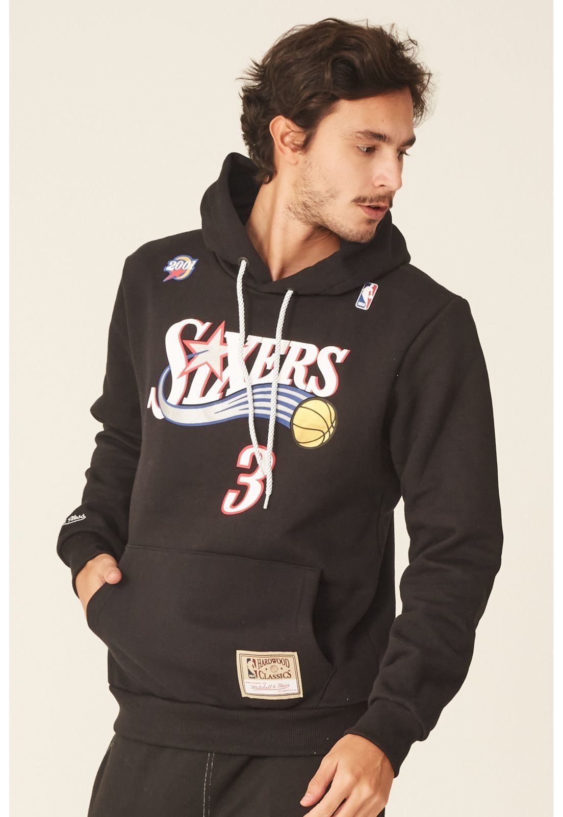 76ers moletom com capuz nike